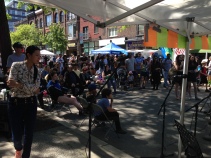 Crowds gathered to see and hear the talented youth of our Dundas West community